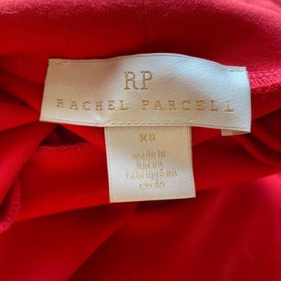 Rachel Parcell Red Puff Shoulder Turtleneck - Picture 3 of 4